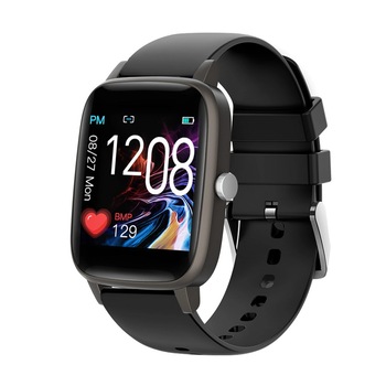 Ceas inteligent, Smartwatch cu Bluetooth, BMP, MMHG, SPO2, Temperatura corporala, Vreme, Notificari, Moduri sport S332 Negru Ceas inteligent, Smartwatch cu Bluetooth, BMP, MMHG, SPO2, Temperatura corporala, Vreme, Notificari, Moduri sport S332 Negru