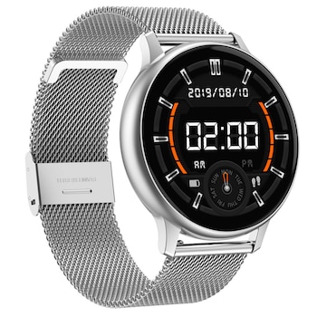 Ceas SmartWatch DT88 Pro Appearance idealStore, Silver, Curea Metalica, Impermeabil, Display 1.3 HD Touchscreen, Monitorizare ECG, Pedometru, Altimetru, Sedentary Reminder, 8 Moduri Sportive, Notificari Whatsapp/Facebook/Instagram Ceas SmartWatch DT88 Pro Appearance idealStore, Silver, Curea Metalica, Impermeabil, Display 1.3 HD Touchscreen, Monitorizare ECG, Pedometru, Altimetru, Sedentary Reminder, 8 Moduri Sportive, Notificari Whatsapp/Facebook/Instagram