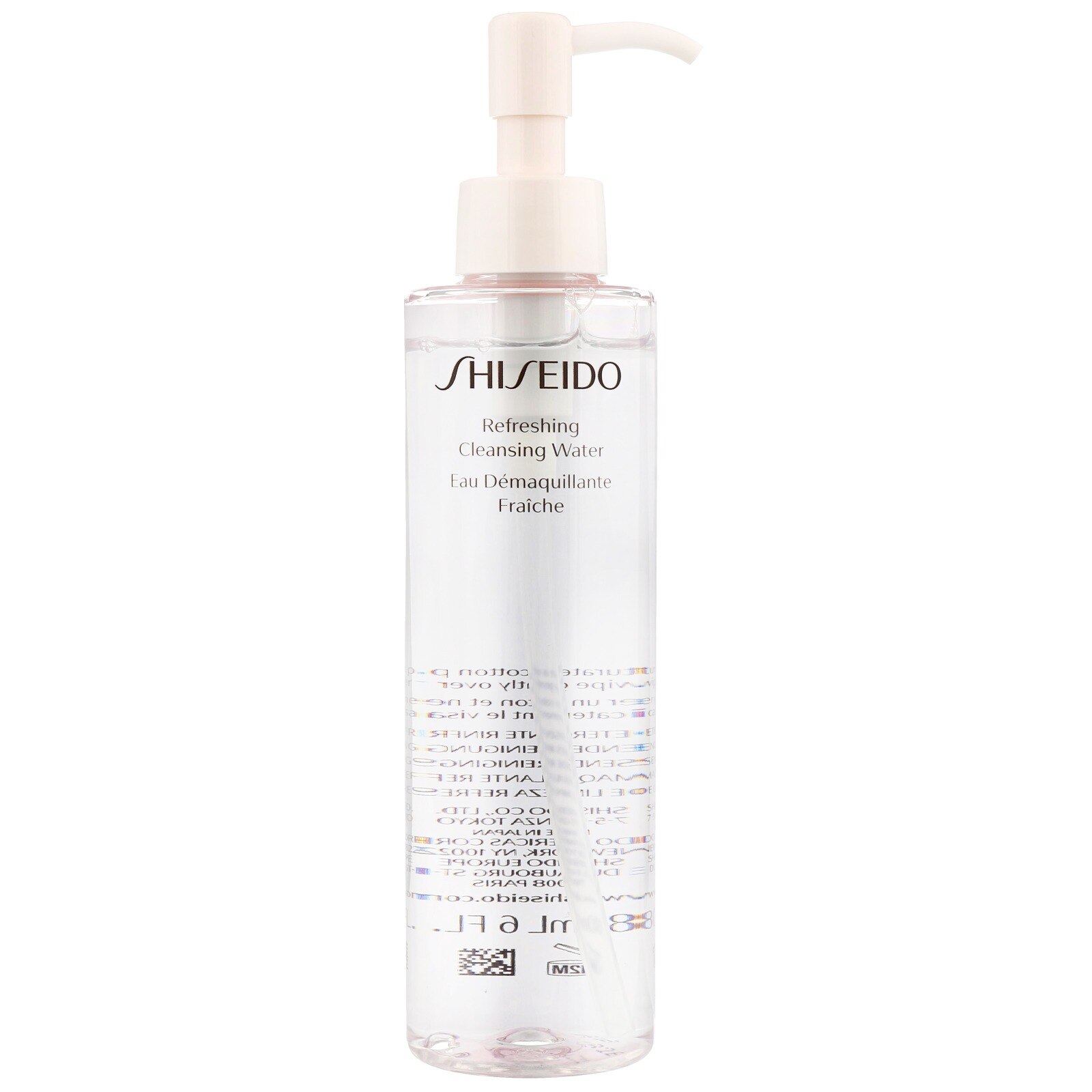 Apa demachianta Shiseido Refreshing Cleansing Water, toate tipurile de ten, 180 ml