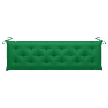 Perna pentru banca de gradina, vidaXL, Poliester, 180 x 50 x 7 cm, Verde Perna pentru banca de gradina, vidaXL, Poliester, 180 x 50 x 7 cm, Verde