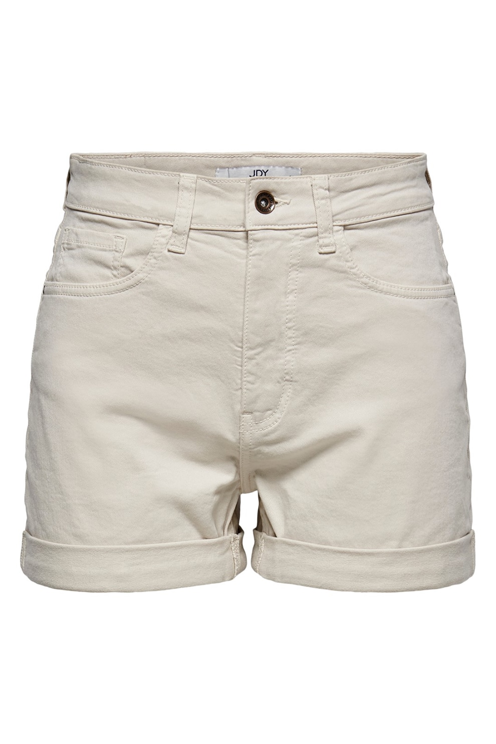 JdY, Pantaloni scurti din amestec de bumbac, Alb prafuit