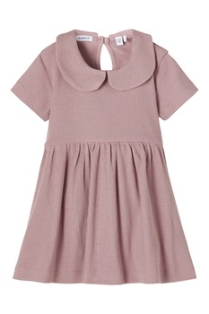 NAME IT, Rochie din amestec de modal si bumbac organic, Roz prafuit NAME IT, Rochie din amestec de modal si bumbac organic, Roz prafuit