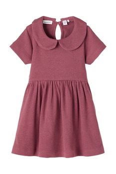 NAME IT, Rochie din amestec de modal si bumbac organic, Purpuriu NAME IT, Rochie din amestec de modal si bumbac organic, Purpuriu