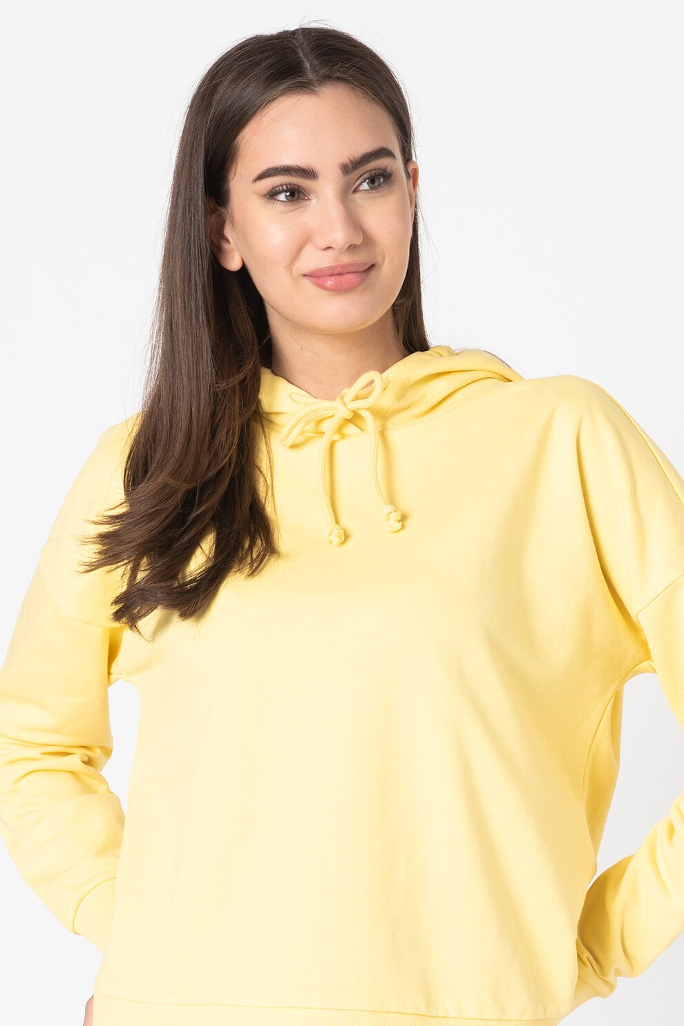 Vero Moda, Hanorac cu maneci cazute Octavia, Galben, S