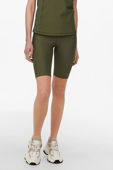 Only Play, Colanti scurti cu talie inalta, Verde militar Only Play, Colanti scurti cu talie inalta, Verde militar