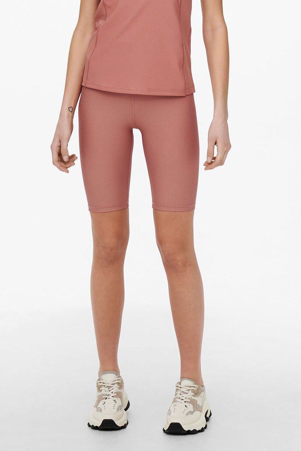 Only Play, Colanti scurti cu talie inalta, Roz prafuit