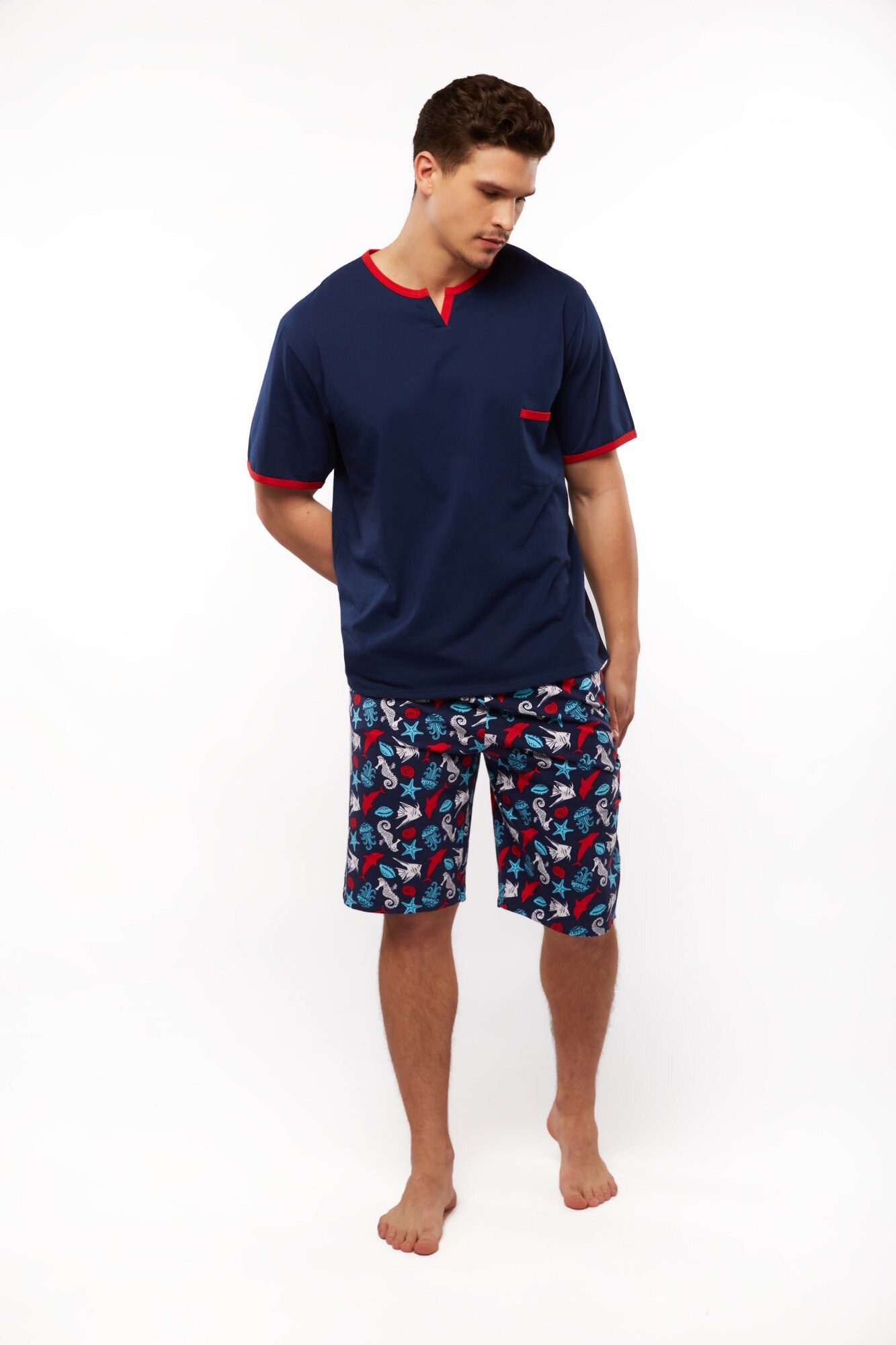 Pijama barbati ,PBV11, Multicolor