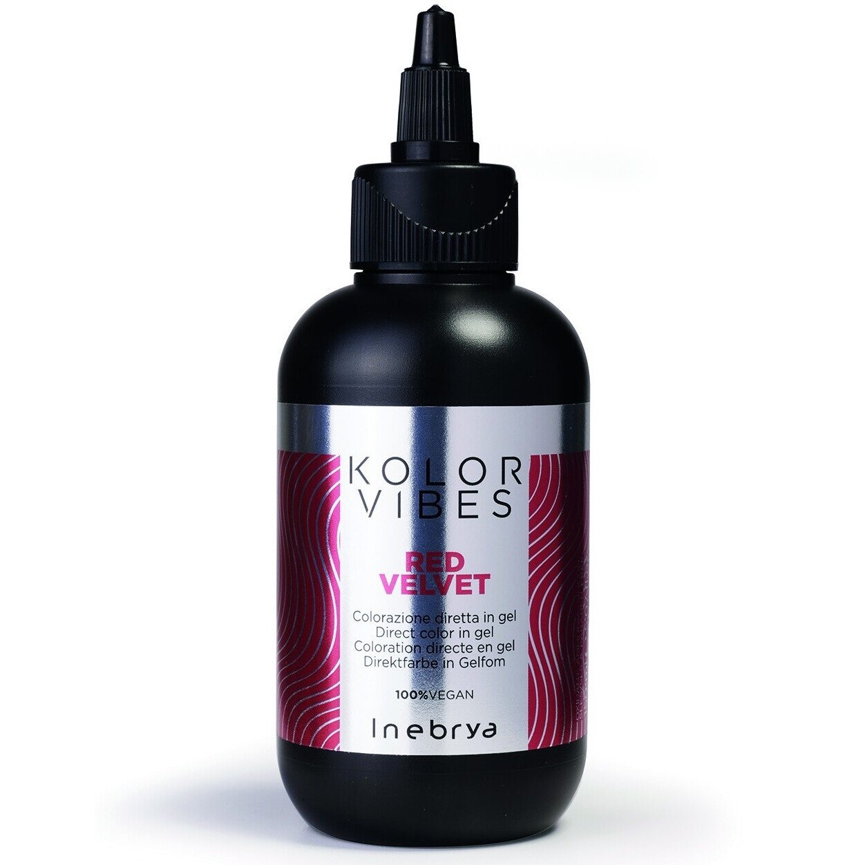 Vopsea semi-permanenta Inebrya Kolor Vibes, Red Velvet, 150 ml