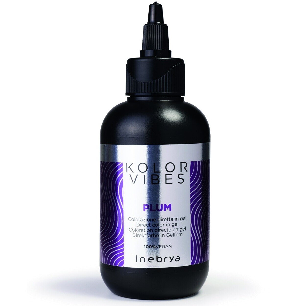 Vopsea semi-permanenta Inebrya Kolor Vibes, Plum, 150 ml