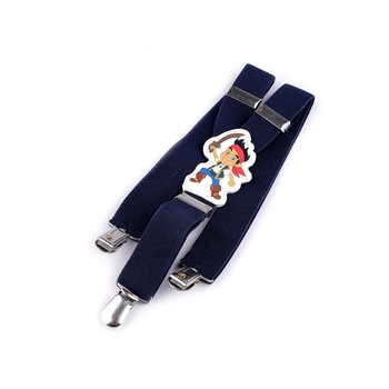 Bretele elastice reglabile copii Disney, 2.5x70 cm, Albastru inchis Bretele elastice reglabile copii Disney, 2.5x70 cm, Albastru inchis