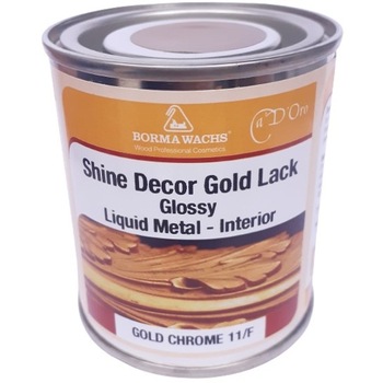 Foita lichida metalica, aur cromat, Borma Wachs, Shine Decor Gold Lack, 125 ml, lucios Foita lichida metalica, aur cromat, Borma Wachs, Shine Decor Gold Lack, 125 ml, lucios