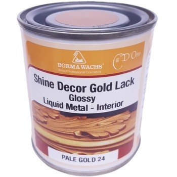 Foita lichida metalica, aur pal, Borma Wachs, Shine Decor Gold Lack, 125 ml, lucios Foita lichida metalica, aur pal, Borma Wachs, Shine Decor Gold Lack, 125 ml, lucios