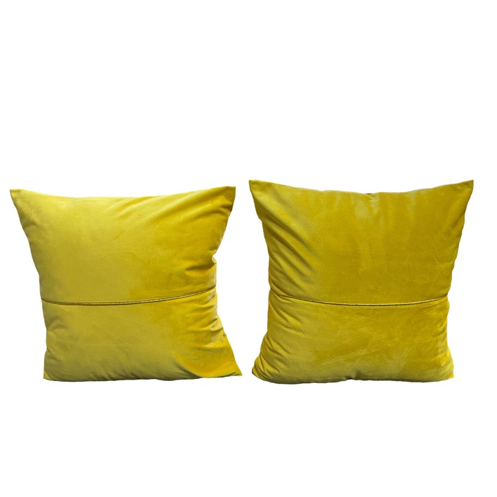 Комплект от две калъфки 40х40см "Жълто глухарче" за декоративни възглавници от Liz Line-Deco20