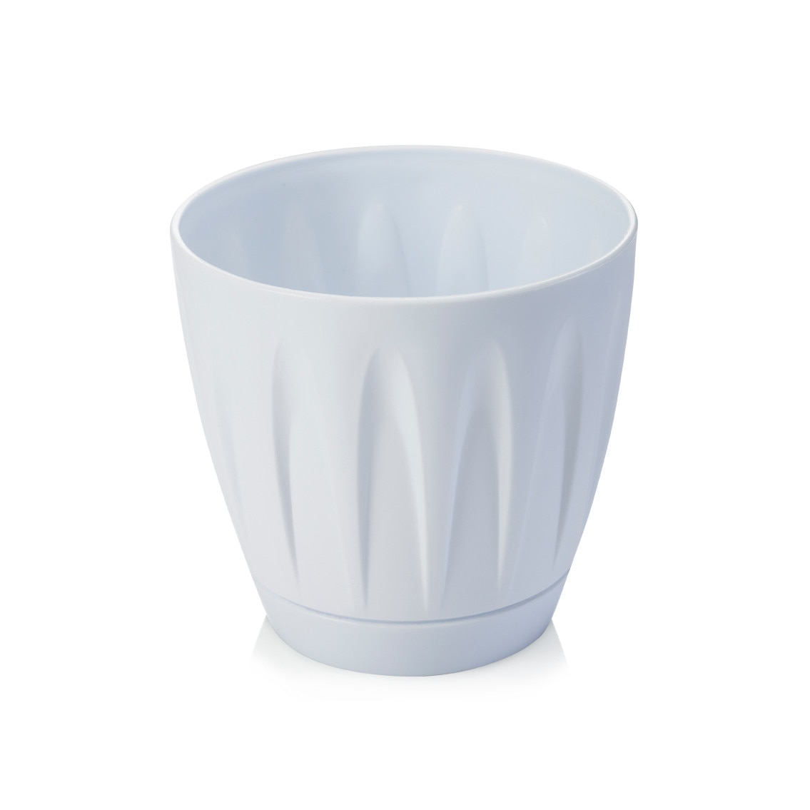 Ghiveci flori Daisy 18xh16cm 3lt alb