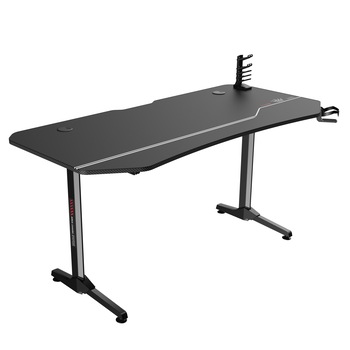 Birou gaming Arka Evolution Z9, 160 x 75cm Profesional black alb, pentru 3 monitoare, suprafata black carbon , Mouse Pad Birou gaming Arka Evolution Z9, 160 x 75cm Profesional black alb, pentru 3 monitoare, suprafata black carbon , Mouse Pad