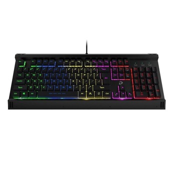 Tastatura gaming mecanica Dareu LK145 cu fir de 1.8m, conexiune USB, iluminat RGB, Negru Tastatura gaming mecanica Dareu LK145 cu fir de 1.8m, conexiune USB, iluminat RGB, Negru