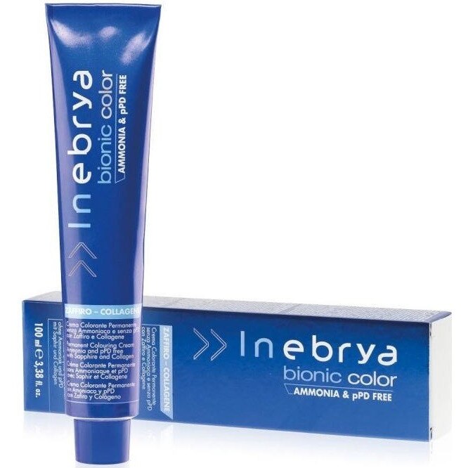 Crema coloranta permanenta Inebrya Bionic Color, 8/02, 100 ml