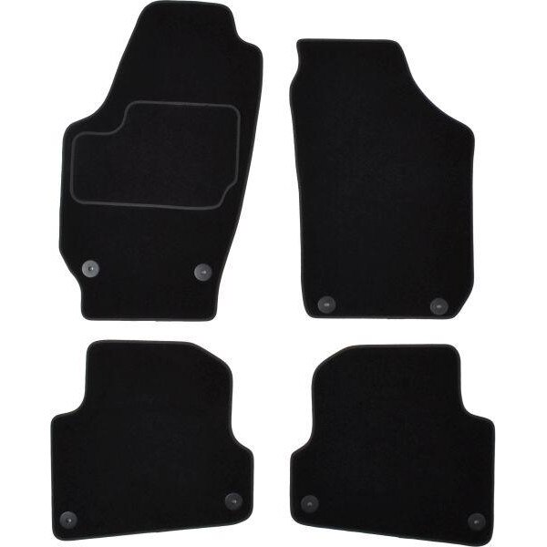 Set 4 covorase auto mocheta SKODA FABIA II 2006 - 2012