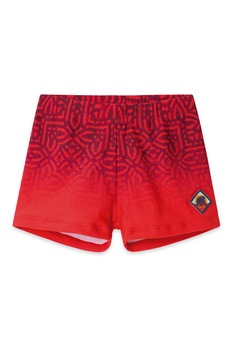 Tuc Tuc, Bermude de baie cu imprimeu, Rosu, 137-144 CM Tuc Tuc, Bermude de baie cu imprimeu, Rosu, 137-144 CM