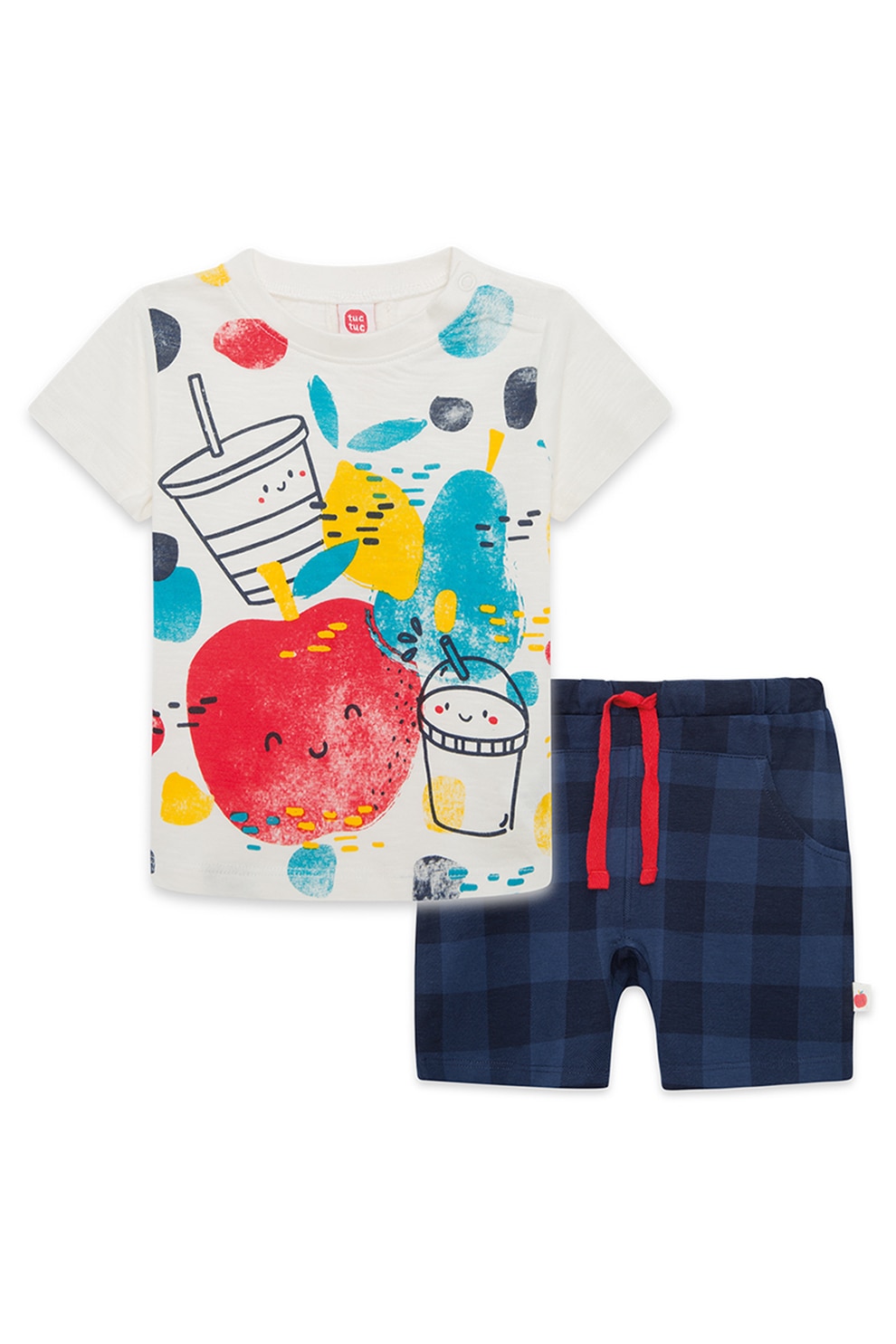Tuc Tuc, Set de tricou si bermude, Multicolora