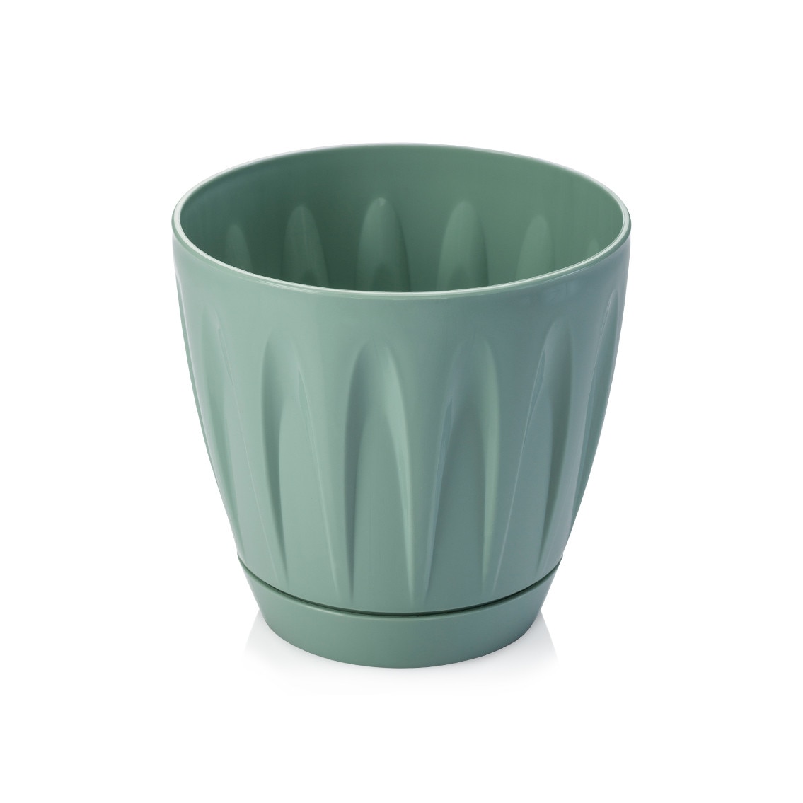 Ghiveci flori Daisy 18xh16cm 3lt verde