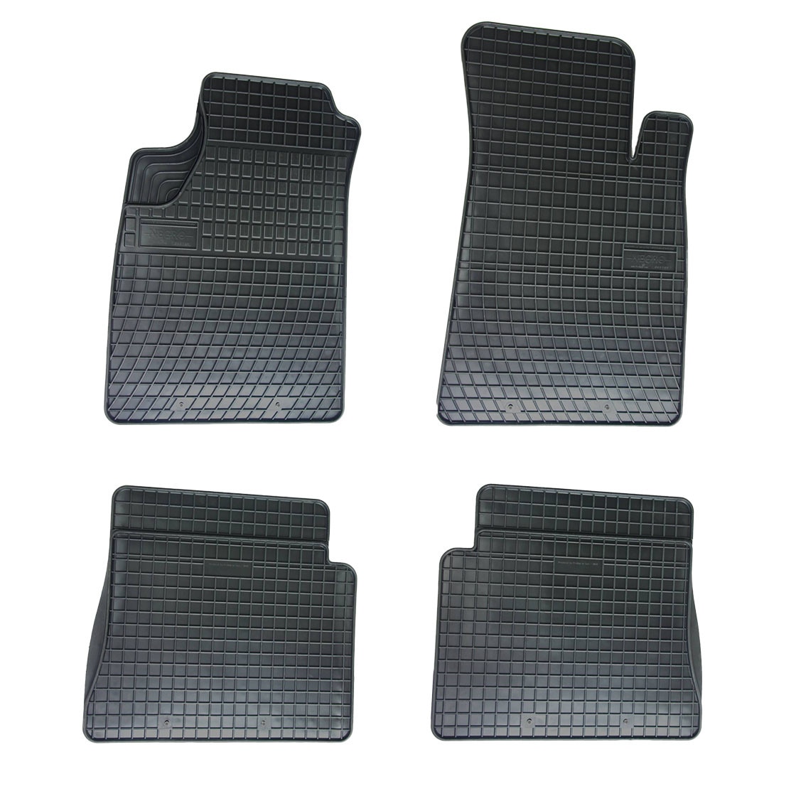 Set covorase AutoLux, presuri cauciuc, pentru Renault Kangoo 1 (5 loc) 1998-2008, negru, 4 buc