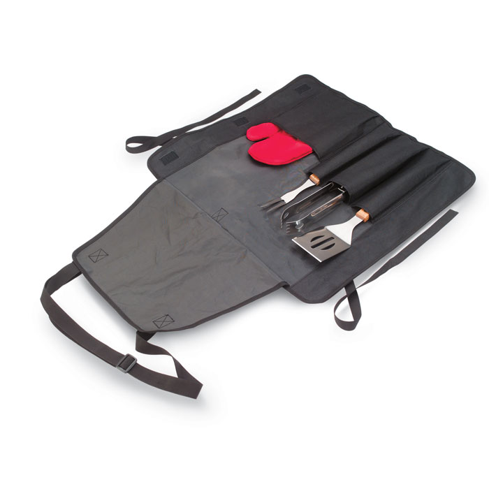 Set cu sort din poliester 600D si cu 3 ustensile si manusa