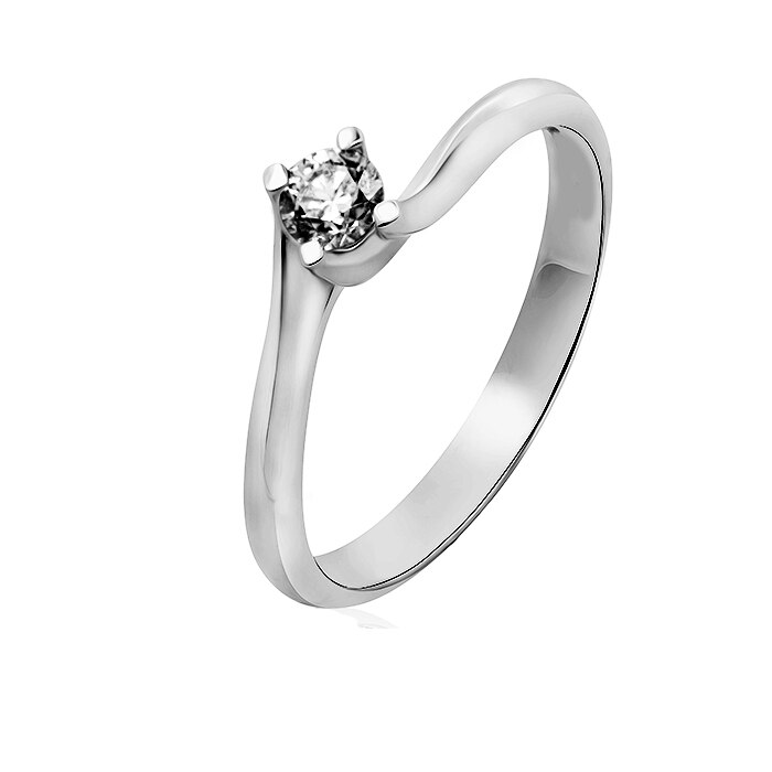 Inel cu diamante, Ilex Gold, 275125, 54 mm