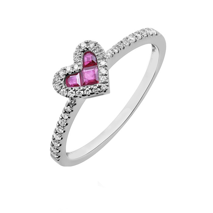 Inel cu diamante, Ilex Gold, 275104, 55 mm