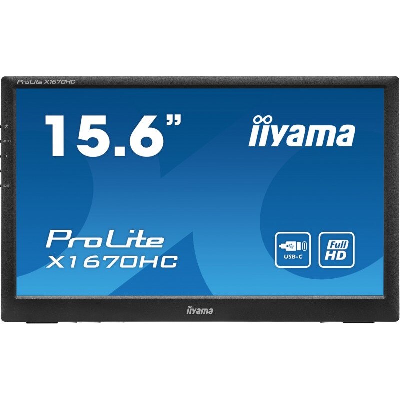 Monitor portabil pentru laptop iiyama ProLite X1670HC-B1 15,6