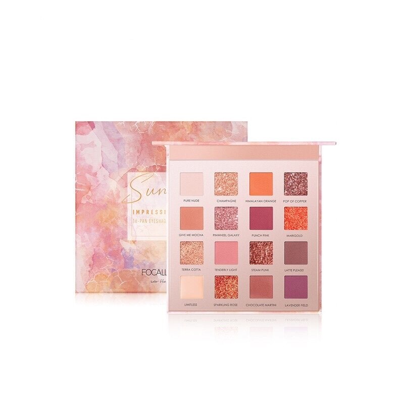 Trusa fard de pleoape, Focallure, Sunrise Palette, The Impressionism