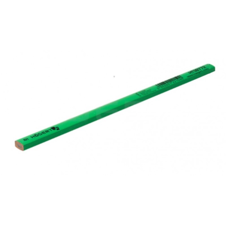 Creion tamplarie, Top Defender, 250 mm, culoarea/verde