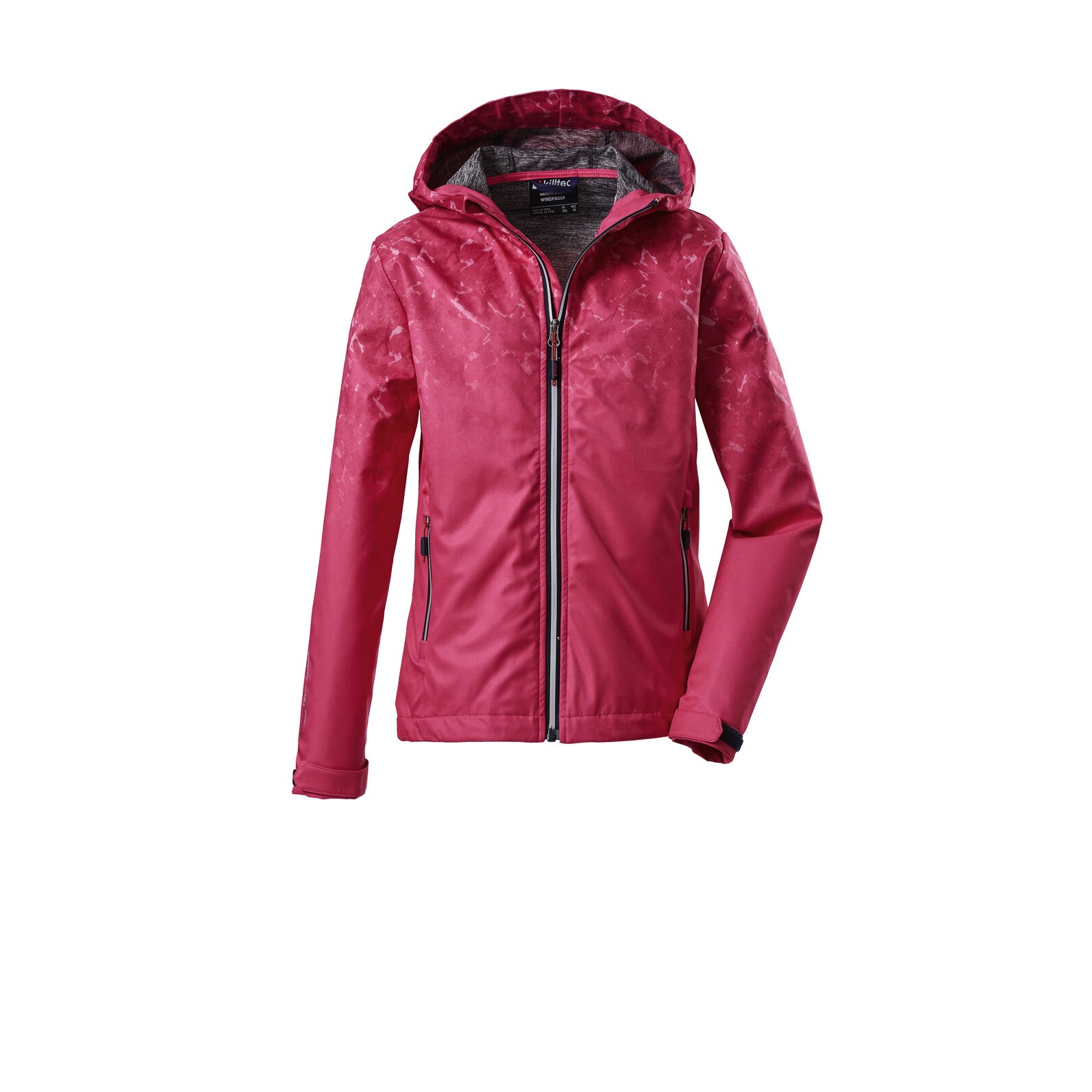 Jacheta Rodeny GRLS Softshell JCKT A Killtec, Coral neon