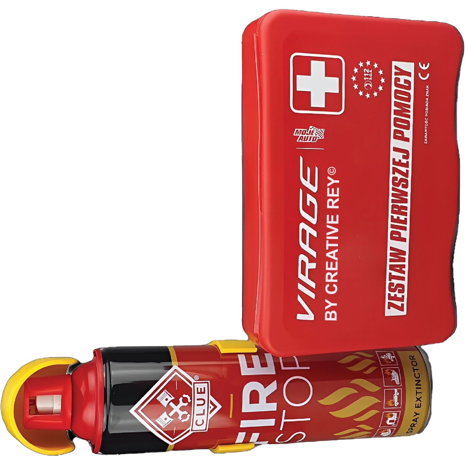 Set trusa AUTO de prim ajutor, stingator spray, Creative Rey® eMAG.ro