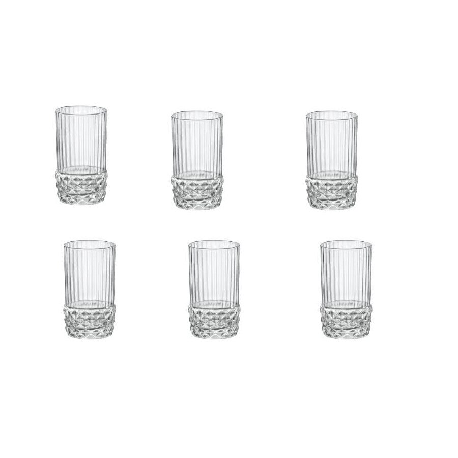 Set 6 pahare shot-uri BORMIOLI AMERICA SHOT 80ml