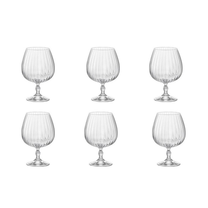 Set 6 pahare coniac BORMIOLI AMERICA COGNAC 650ml