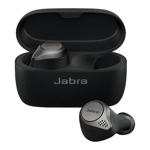 Casti bluetooth Jabra Elite 75t WLC, Titanium Negru