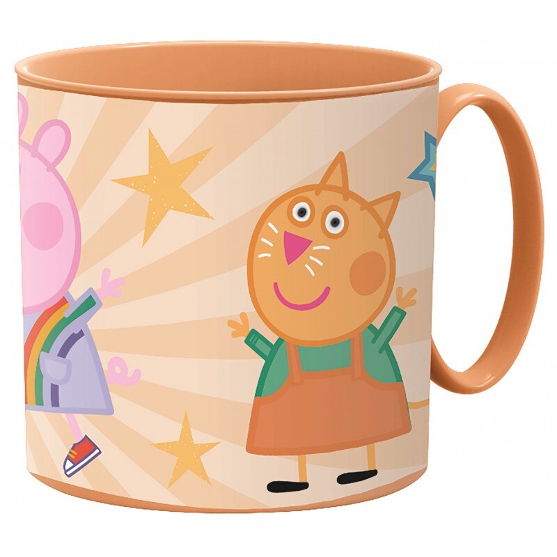 Cana Peppa Pig Logo , 265 ml, Portocaliu