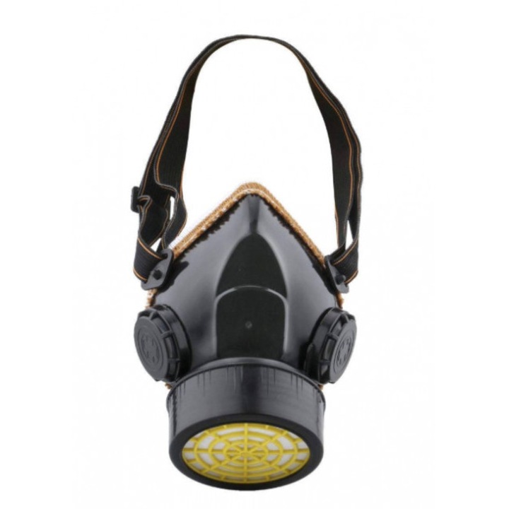 Semi-masca respiratorie Blue Eagle, filtru cu carbon activ, protectie anti-poluare, vapori chimici, vopsea, gaze si praf