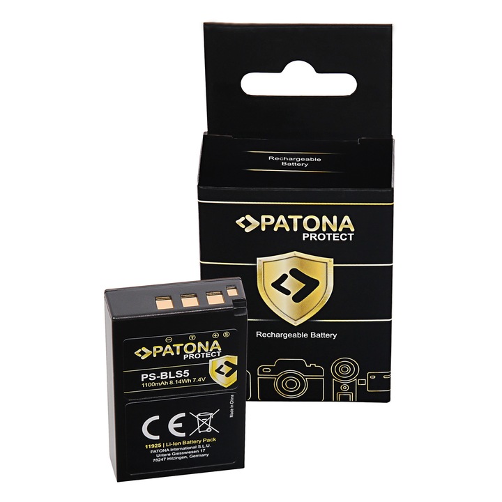 Acumulator PATONA Protect tip BLS-5 BLS5 E-P3 E-PL2