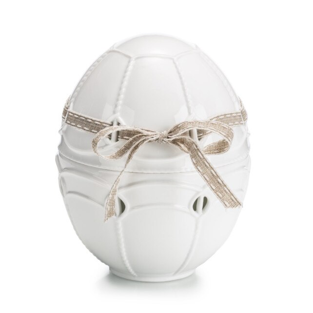 Ou portelan 18 cm, cu fundite colorate