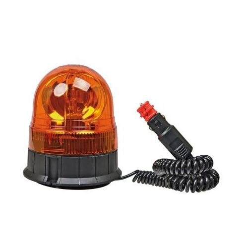 Girofar auto AutoMax Polonia, 12V, oranj, cu bec H1 si fixare magnetica, 16x14cm