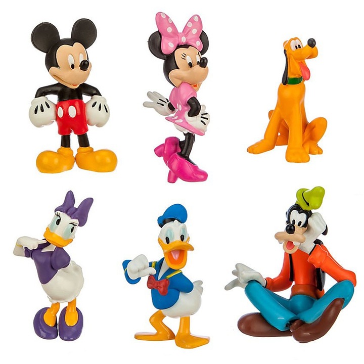 Set 6 figurine, Clubul lui Mickey Mouse, 10 cm