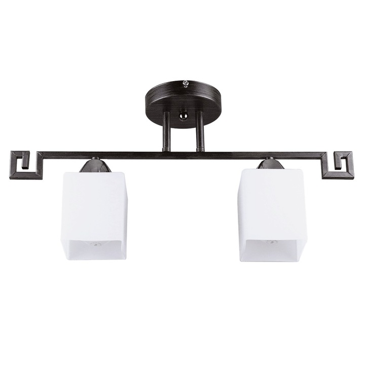 Lustra Interior Erste Elada 2x60W Max E27 EL0033964 Wenge Alb