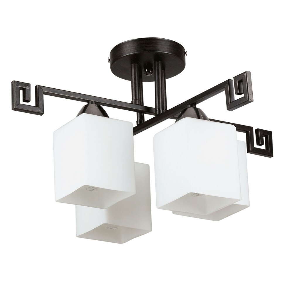 Lustra Elada , 4 becuri x E27, Wenge, E33966