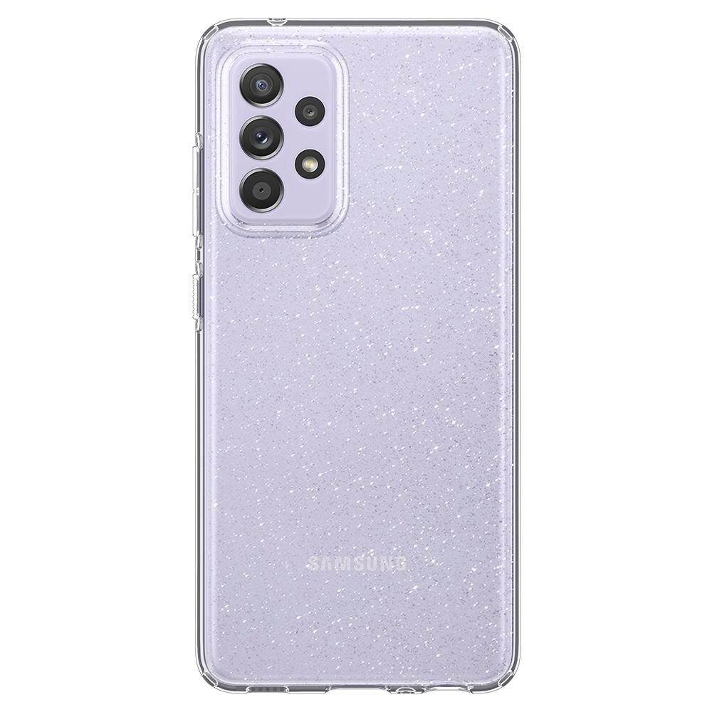 Husa Spigen Liquid Crystal Glitter pentru Samsung Galaxy A72, Transparent