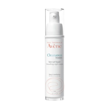 Crema de noapte Avene Cleanance Women cu efect de netezire, 30 ml Crema de noapte Avene Cleanance Women cu efect de netezire, 30 ml
