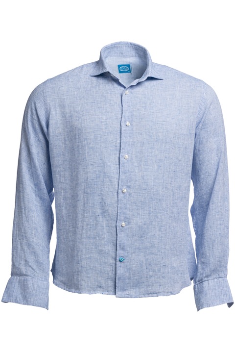 Camasa din in Panareha FIJI, Albastru