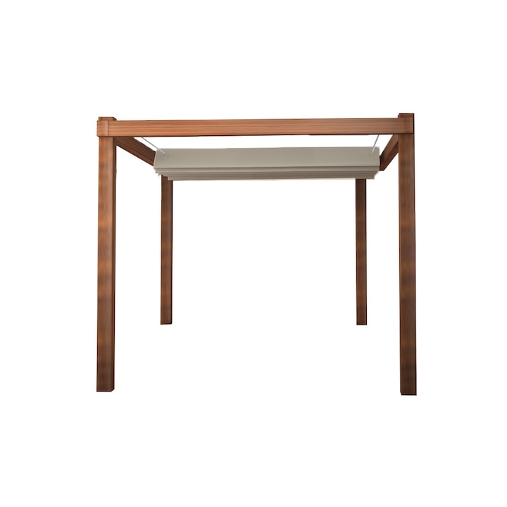 Napvitorla, SunShade, kihúzható, vízálló, bézs színű, 3 x 3 m