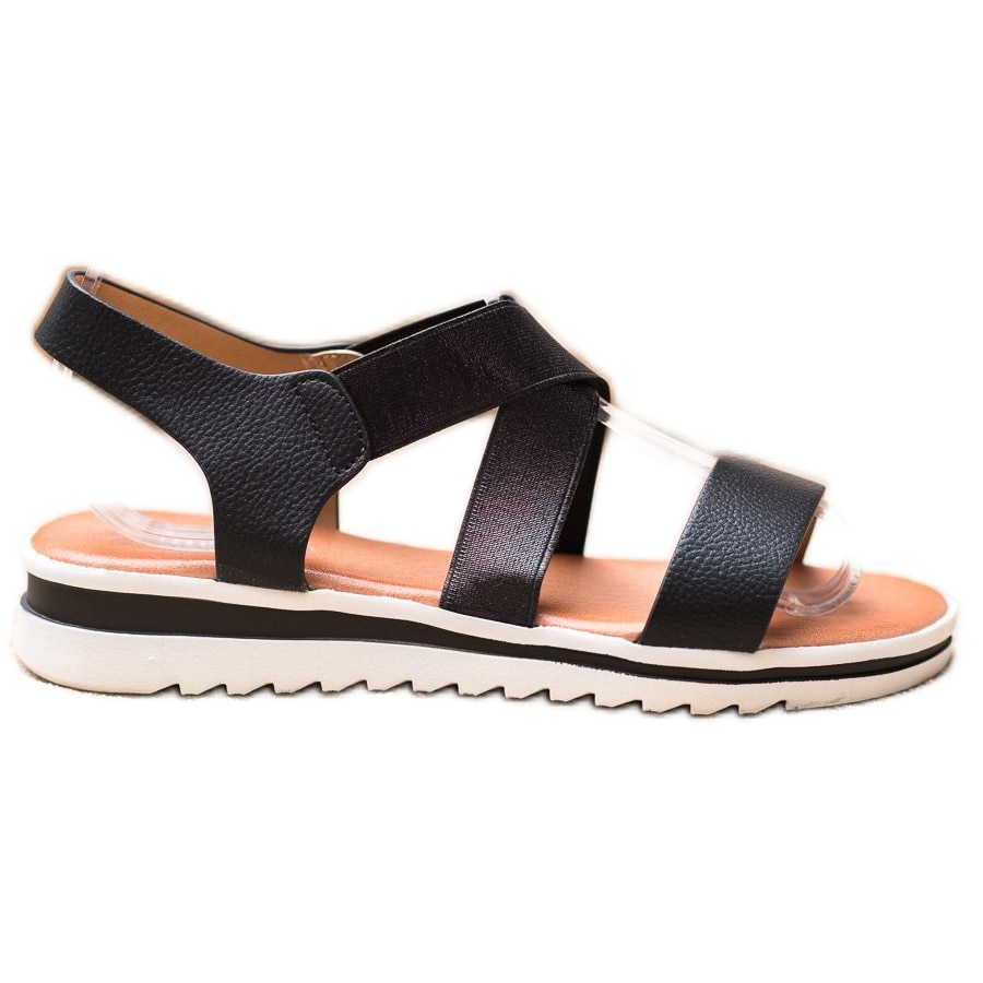 Sandale pentru femei Platforme sandale, BM86756, negru, EU 36